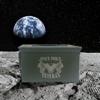 Ammo Can Man | Laser Engraved Space Force Veteran | Grade 1 Military Ammo Can | 30 Cal, 50 Cal or Fat 50 with Locking Kit Option (50 Cal - Engraved - Space Force Veteran) view 1