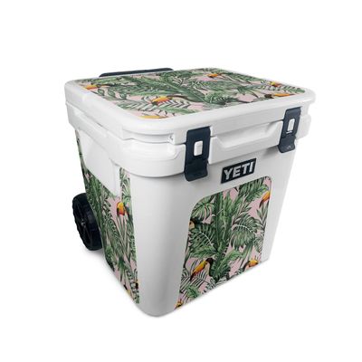 MightySkins Skin Compatible with Yeti Roadie 48 Wheeled Cooler - Hidden Toucan | Protective, Durable, and Unique Vinyl Decal wrap Cover | Easy to Apply, Remove, and Change Styles | Made in The USA