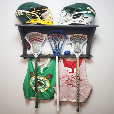 LAX Locker, Lacrosse Stick, and Equipment Display and Storage