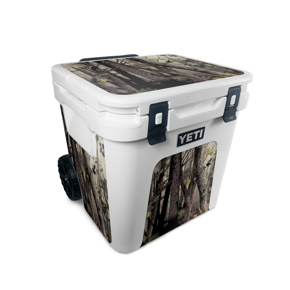 MightySkins Skin Compatible with Yeti Roadie 48 Wheeled Cooler - Tree Camo | Protective, Durable, and Unique Vinyl Decal wrap Cover | Easy to Apply, Remove, and Change Styles | Made in The USA