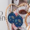 Manatee and Jellyfish Womens Dangle Earrings Wooden Earring Retro Ornaments Jewelry Gift for Birthday/Holiday view 4