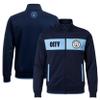 Icon Sports Officially Licensed Manchester City FC Soccer Track Jacket - Unisex Adult - MC52TJ Navy M view 2