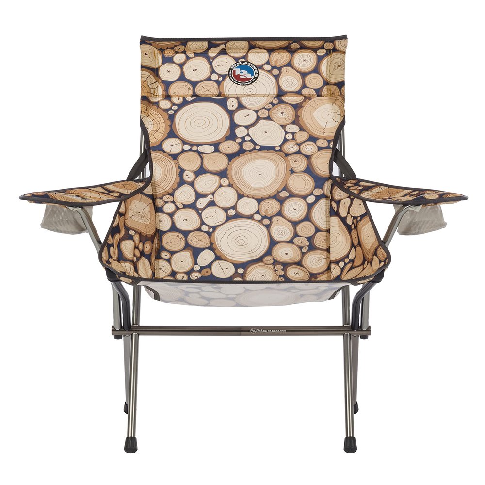 Big Agnes Big Six Armchair - High & Wide Luxury Camp Chair, Wood