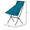Big Agnes Big Six Camp Chair - High & Wide Camping Chair with Aircraft Aluminum Frame, Blue view 2