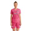 ORKY USA Women Soccer Jersey, Quick Dry Sublimation Customize Shirt Short Set, Lightweight Breathable Training Uniform Freeze(Pink L) view 1