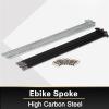 TVLAR Bicycle Steel/Stainless Steel Spokes 36Pcs E-Bike Bicycle 13G/12G High-Carbon Steel Spokes and Nipples/78/134/191/197/216/222/224/207/270 Mm (Color : Black, Size : 207MM_13G) view 3