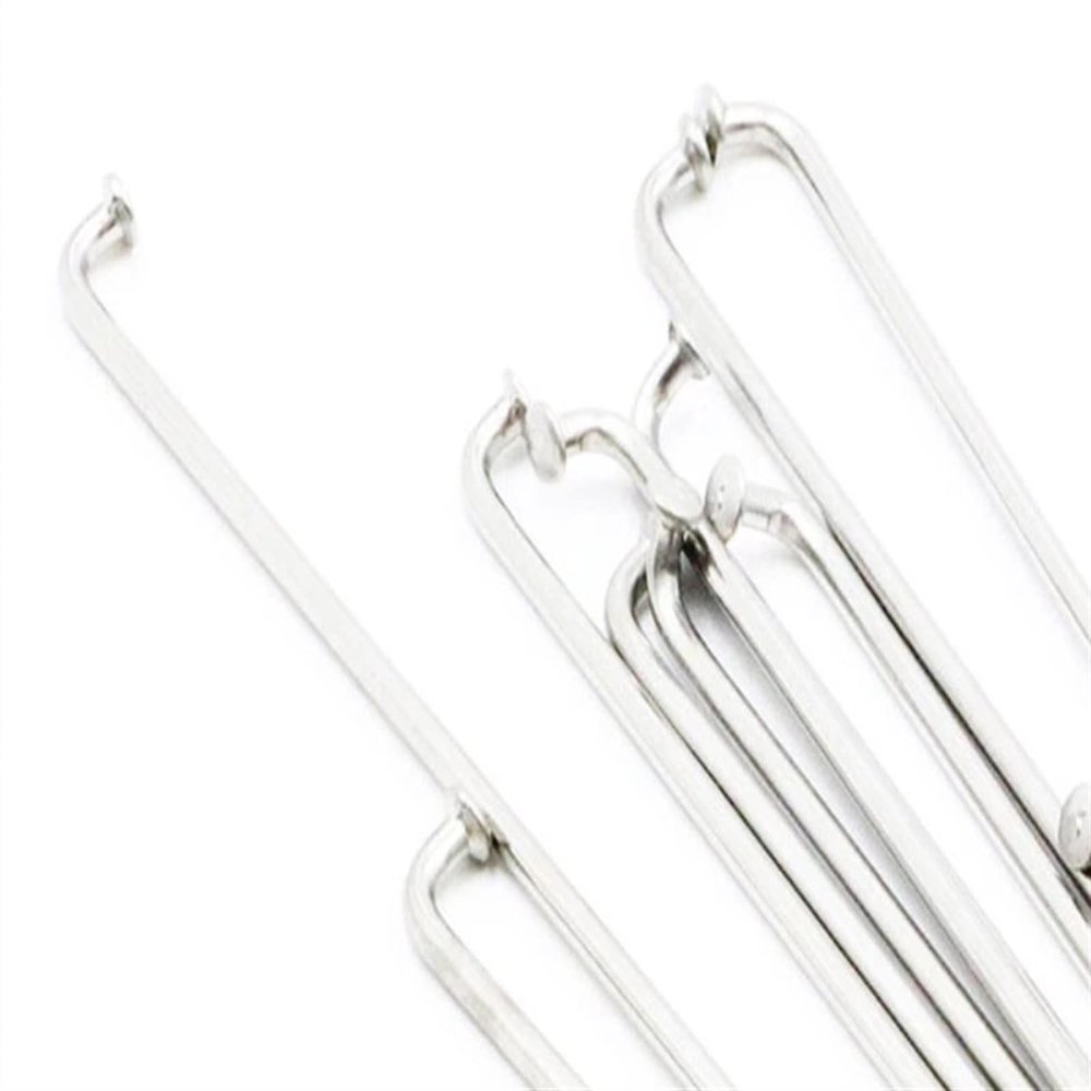 TVLAR Bicycle Steel/Stainless Steel Spokes 12G 36Pieces Spoke 113mm-228mm for Electric Bike Stainless Steel for Mountain Bike Road Bike (Color : 12G 174MM)