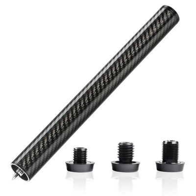 KONLLEN Pool Cue Extension 2'' 3'' 4'' 6'' 8'' 12'' Carbon Fiber Billiard Cue Extension Billiard Accessories for Pool Sticks