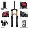 BOLANY 20/24inch Bike Suspension Air Fork 28.6mm(1-1/8inch)*220mm Thread-Less Straight Steerer 9mm Disc Brake Version MTB Front Fork 100/135mm Travel view 3