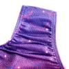 HOZIY mermaid leotards for girls gymnastics size 7-8 year old kids leo tumbling outfits bodysuits purple hot pink navy blue sparkly shiny rainbow gradient colors Leotardos Para Gimnasia Ninas view 3