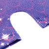 HOZIY mermaid leotards for girls gymnastics size 7-8 year old kids leo tumbling outfits bodysuits purple hot pink navy blue sparkly shiny rainbow gradient colors Leotardos Para Gimnasia Ninas view 4