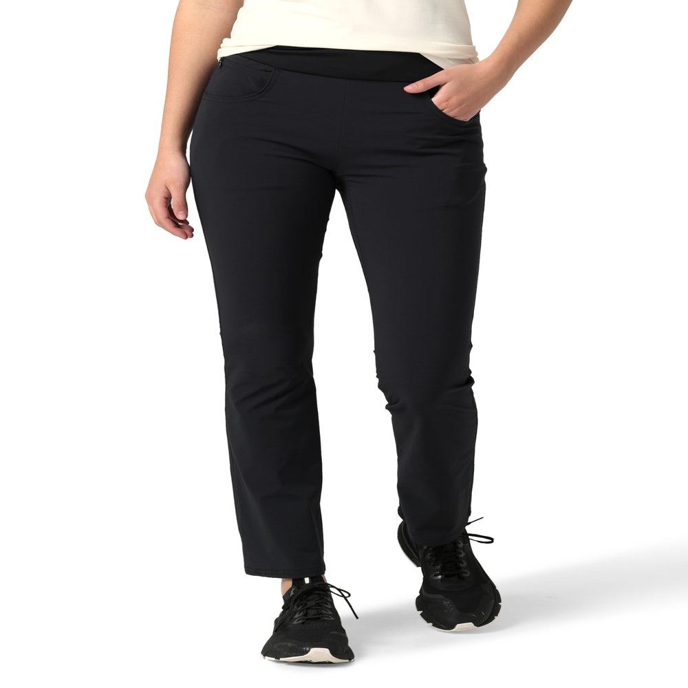 ATG by Wrangler Womens Fwds Pull-on Kick Flare Hiking Pants, Black, 12 US