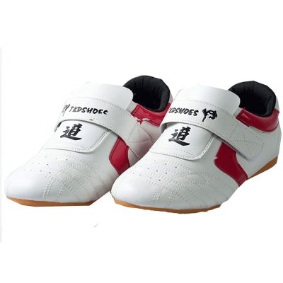 DAFLIN Taekwondo Shoes, Unisex Sports Martial Arts Sneaker Breathable Kung Fu Tai Chi Shoes for Children Adults (Color : White, Size : 40 EU)