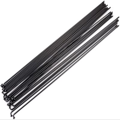 TVLAR Bicycle Steel/Stainless Steel Spokes Bike Spokes 20pcs MTB Road Bike 45# Steel Spokes Bicycle 14G Black Spokes with Nipples 250-280mm Cycling Accessories Spokes for Bikes (Color : 255)