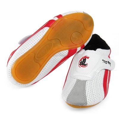 DAFLIN Taekwondo Shoes, Breathable Kung Fu Tai Chi Shoes for Adults and Kids (Color : White, Size : 40 EU)