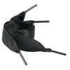 5Chaos Ribbon Satin Shoelaces, Silk Sheer White Boot Laces for Women Kids Girls Men, Funny Solid Color Shoestring (Black, 39" (100cm)) view 1
