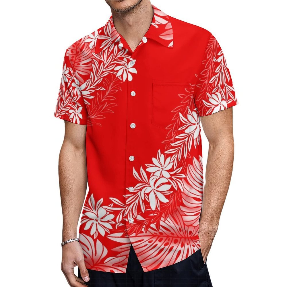 2023 Polynesian Off Shoulder Fishtail Dress Mermaid Dresses Short Sleeve Womens Clothing Match Men Shirt