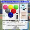 SunNordic 6/9 Pack Plyometric Weighted Baseball Set (3.5-16/35/53/70 oz) - Variable Weight Plyo Baseballs for Improved Power & Pitching Training - for All Skill Levels view 4