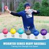 SunNordic 6/9 Pack Plyometric Weighted Baseball Set (3.5-16/35/53/70 oz) - Variable Weight Plyo Baseballs for Improved Power & Pitching Training - for All Skill Levels view 2