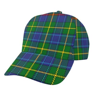 Baseball Cap Sport Cap Baseball Hat Hat Travel Sunscreen Cap Fishing Scottish Clan Bailey Tartan Plaid White
