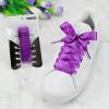 5Chaos Ribbon Satin Shoelaces, Silk Sheer Purple Boot Laces for Women Kids Girls Men, Funny Solid Color Shoestring (Purple, 39" (100cm)) view 2