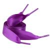 5Chaos Ribbon Satin Shoelaces, Silk Sheer Purple Boot Laces for Women Kids Girls Men, Funny Solid Color Shoestring (Purple, 47" (120cm)) view 1