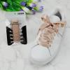 5Chaos Ribbon Satin Shoelaces, Silk Sheer Khaki Boot Laces for Women Kids Girls Men, Funny Solid Color Shoestring (Khaki, 47" (120cm)) view 2