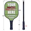 Personalized Pickleball Paddle, Graphite Pickleball Paddle with Comfort Grip, Add Your Photo, Text, Logo Lightweight Pickle Ball Paddle, Kiwi view 2