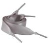 5Chaos Ribbon Satin Shoelaces, Silk Sheer Gray Boot Laces for Women Kids Girls Men, Funny Solid Color Shoestring (Gray, 47" (120cm)) view 1