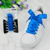 5Chaos Ribbon Satin Shoelaces, Silk Sheer Blue Boot Laces for Women Kids Girls Men, Funny Solid Color Shoestring (Royal Blue, 47" (120cm)) view 2