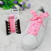 5Chaos Ribbon Satin Shoelaces, Silk Sheer Pink Boot Laces for Women Kids Girls Men, Funny Solid Color Shoestring (Hot Pink, 39" (100cm)) view 2