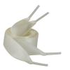 5Chaos Ribbon Satin Shoelaces, Silk Sheer Beige Boot Laces for Women Kids Girls Men, Funny Solid Color Shoestring (Beige, 47" (120cm)) view 1
