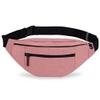 Men and women large crossbody waist bag, hiking and biking travel crossbody bag, can carry cell phone wallet, etc. (Pink) view 1