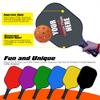 Personalized Pickleball Rackets Lightweight, Add Your Photo, Text, Logo, Wood Pickleball Racket Ergonomic Grip for Beginners, Dark Heather view 3