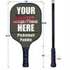 Personalized Funny Rackets with Your Design, Customizable Racket, Add Picture Text Logo Name Lightweight Paddle, Military Green view 2