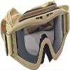 Aifordge PJ Tactical Fast Helmet & Protect Ear Foldable Double Straps Half Face Mesh Mask & Goggle for Airsoft Paintball CS Game Set view 4