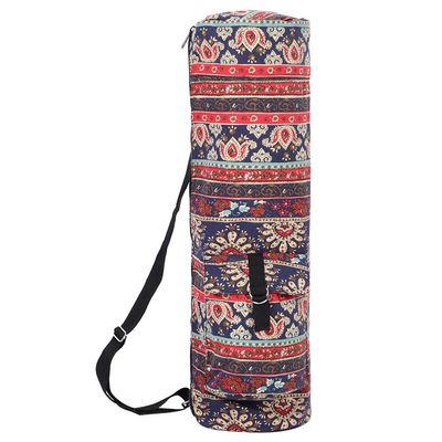 Canvas Zipper Yoga mat Bag Multifunctional Pocket Shoulder Fitness Bag