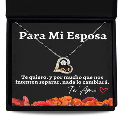 Love Dancing Necklace Regalo para mi esposa