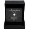Love Knot Silver Necklace Luxury Box 30th Wedding Anniversary Necklace 30th Anniversary Jewelry for Wife Gift Idea for 30th Anniversary for Wife fro view 1