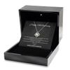 Love Knot Silver Necklace Luxury Box 30th Wedding Anniversary Necklace 30th Anniversary Jewelry for Wife Gift Idea for 30th Anniversary for Wife fro view 2