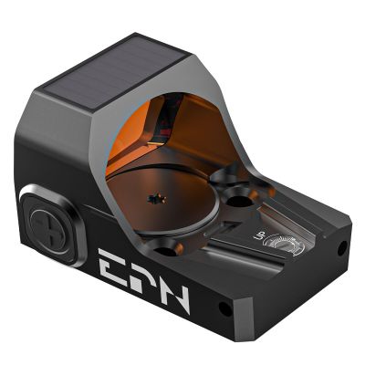 EPN AE-RS1028 Red Dot LED Reflex Sight, Solar Failsafe, Shake Awake, Black
