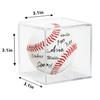 Acrylic Baseball Case for Display, UV Protected Baseball Display Cube, Autographed Baseball Clear Display Case, Baseball Display Case for Memorabilia Baseball (2 PC) view 2