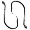 100pcs Barbed Baitholder Hooks Octopus Fishing Hooks Offset Jig Fishing Hooks Sharp High Carbon Steel Bait Holder Hooks for Freshwater Saltwater Fishing (5/0) view 2