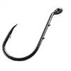 100pcs Barbed Baitholder Hooks Octopus Fishing Hooks Offset Jig Fishing Hooks Sharp High Carbon Steel Bait Holder Hooks for Freshwater Saltwater Fishing (5/0) view 3