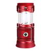 XARONF Solar Rechargeable Camping Lantern, 3 Light Modes Camping Light, 2-in-1 Camping Lantern and Phone Charger, for Camping Hiking Fishing, Blue (Color : Red) view 1