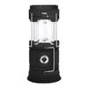XARONF Solar Rechargeable Camping Lantern, 3 Light Modes Camping Light, 2-in-1 Camping Lantern and Phone Charger, for Camping Hiking Fishing, Blue (Color : Black) view 1