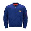 Cactus Arizona Flag Men's Flight Bomber Jacket Winter Warm Coats Funny Printed Outwear