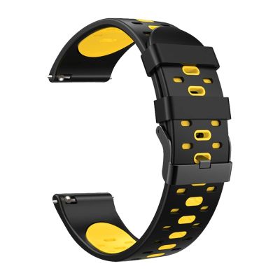 COOVS 22mm Silicone Straps for Suunto 9 Peak Outdoors Sport Smart Watch Breathable for Coros VERTIX Replacement Band Bracelet (Color : Style A, Size : for Suunto 9 Peak)