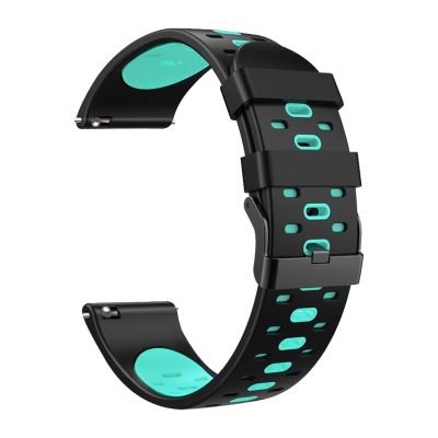 COOVS 22mm Silicone Straps for Suunto 9 Peak Outdoors Sport Smart Watch Breathable for Coros VERTIX Replacement Band Bracelet (Color : Style E, Size : for Suunto 9 Peak)