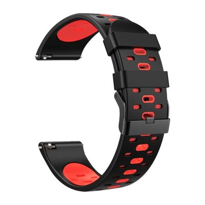 COOVS 22mm Silicone Straps for Suunto 9 Peak Outdoors Sport Smart Watch Breathable for Coros VERTIX Replacement Band Bracelet (Color : Style D, Size : for Suunto 9 Peak)